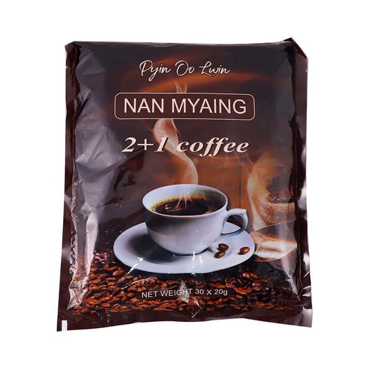 Pyin Oo Lwin Coffee Nan Myaing 2Plus1 Coffeemix (30satches x 20g) 600G