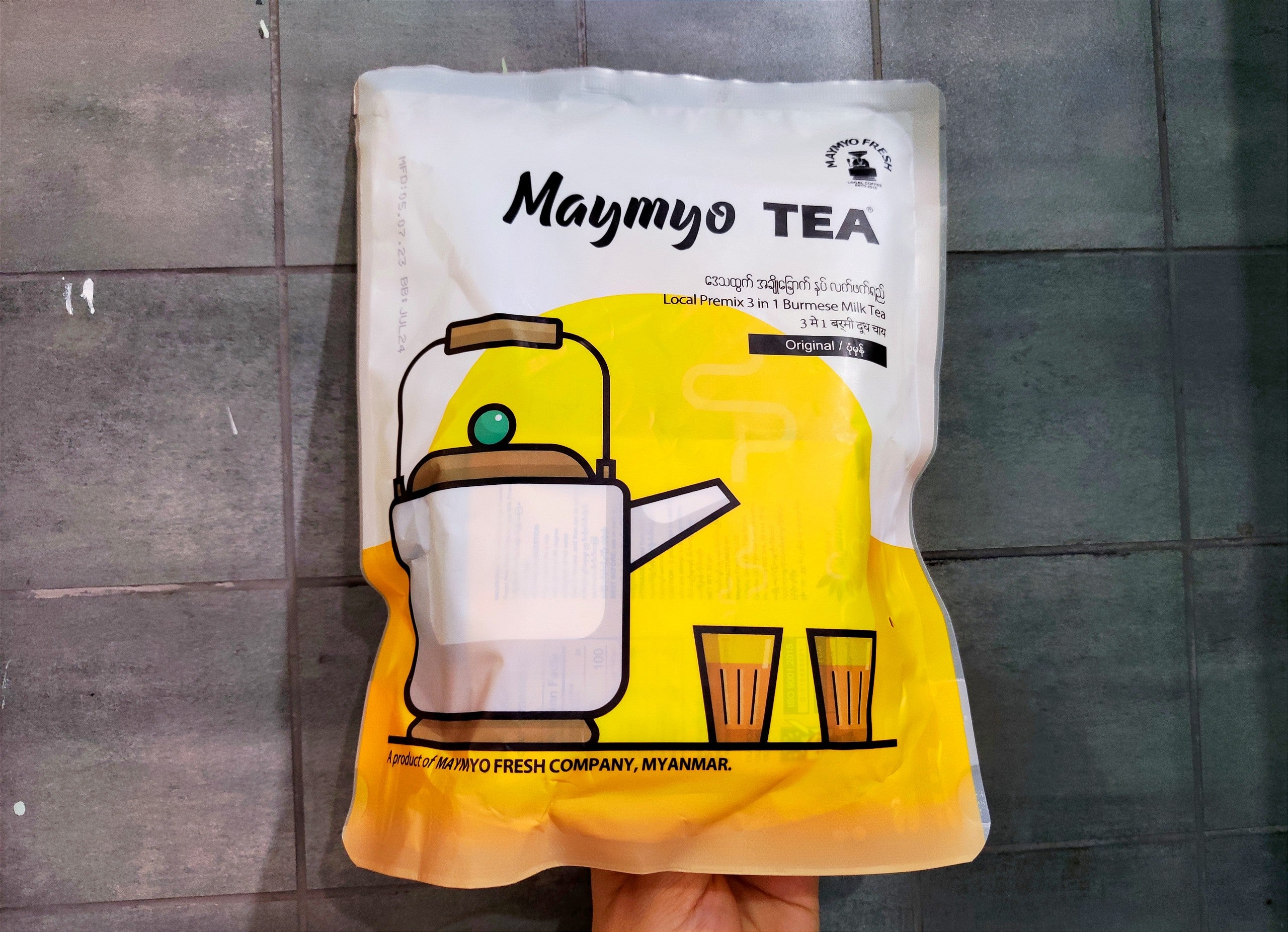 Maaemo Tea Maymyo Fresh Maymyo Tea Local Premix 3 in 1 Burmese Milk Tea Original ...