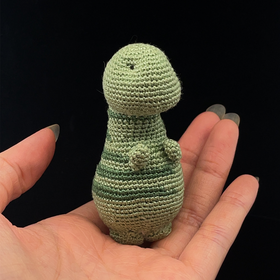 Micro Tiny Miniature Animal Handmade Amigurumi stuffed Toy Knit Crochet Doll VAC