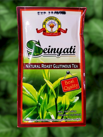 Seinyati Myanmar Tea - Natural, Natural Roast Glutinous, Glutinous Greeen Tea 160g- Myanmar Burma