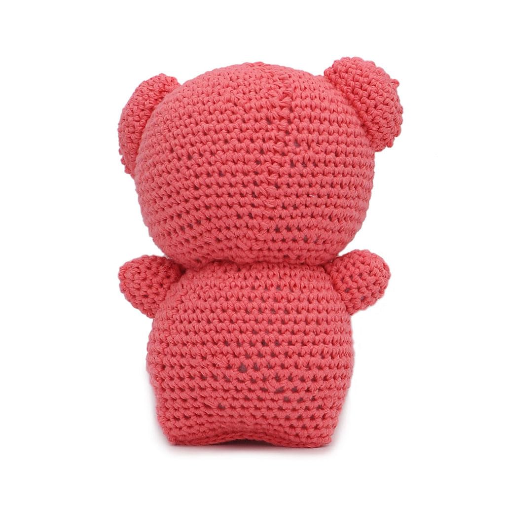 Pink Pig Handmade Amigurumi Stuffed Toy Knit Crochet Doll VAC