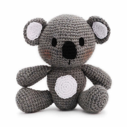 Friendly Koala Anna Handmade Amigurumi Stuffed Toy Knit Crochet Doll VAC