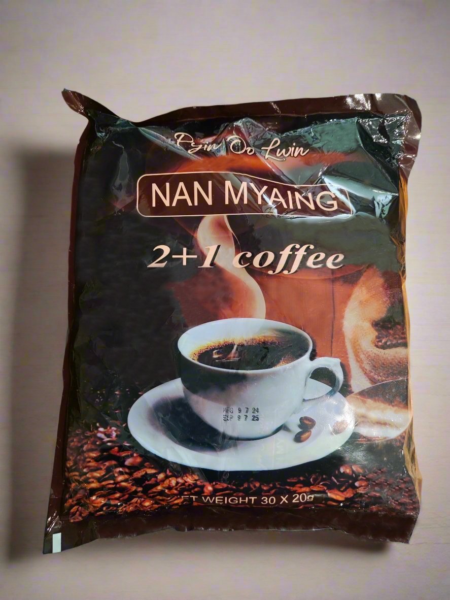 Pyin Oo Lwin Coffee Nan Myaing 2Plus1 Coffeemix (30satches x 20g) 600G