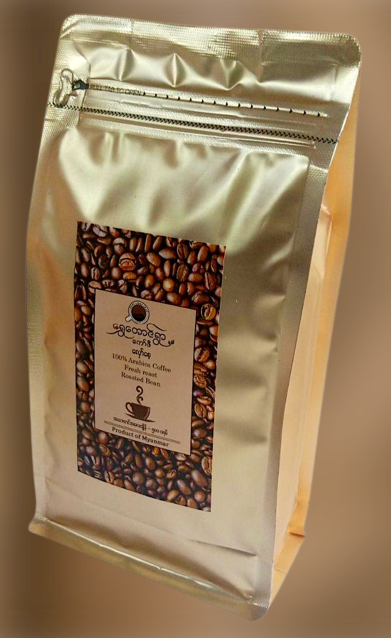 Shwetaungtmar Coffee - 100% Arabica -Fresh Roast - Roasted Bean Coffee - Myanmar Burma