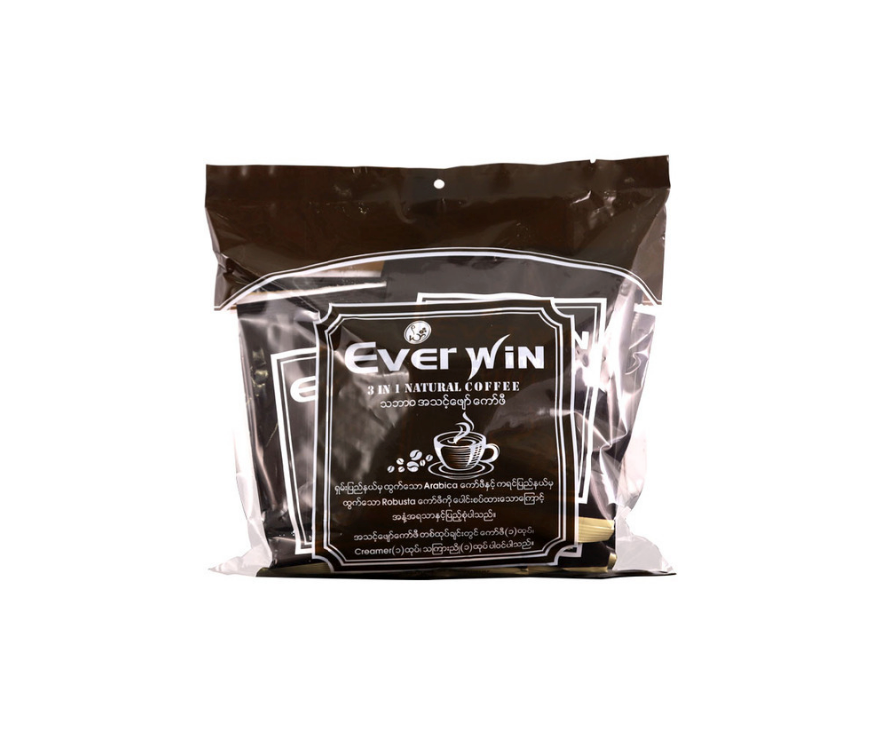 Ever Win 3 in 1 Natural Coffee (27g x10 sachets) 270g - Myanmar Burma