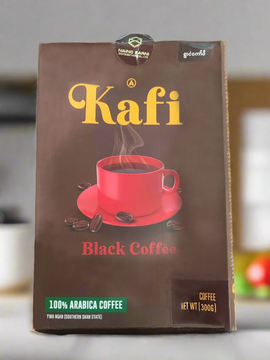 Naing Zarni Kafi Black Coffee 100% Arabica Coffee-Ywa Ngan (Southern Shan State) 300g