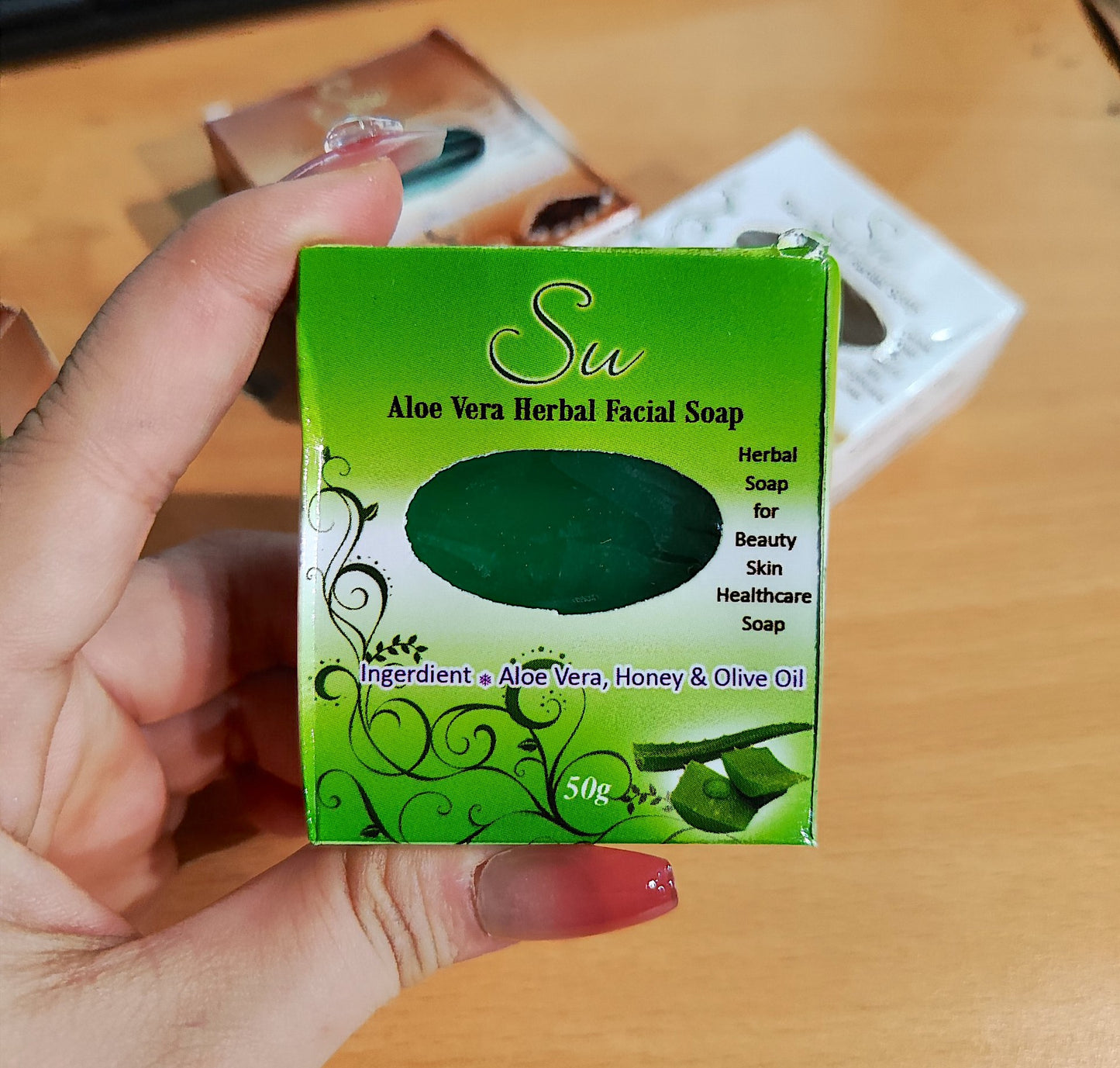 Aung Taw Win- Herbal Facial Soap For Beauty Skin Health Care - Myanmar Burma