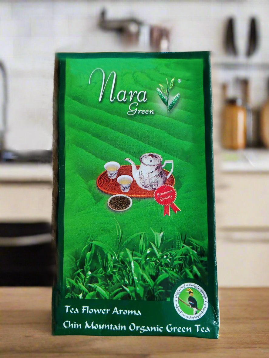 Nara Burmese Tea - Variety Flavours With Green Tea & Herbal Tea 150g & 75g