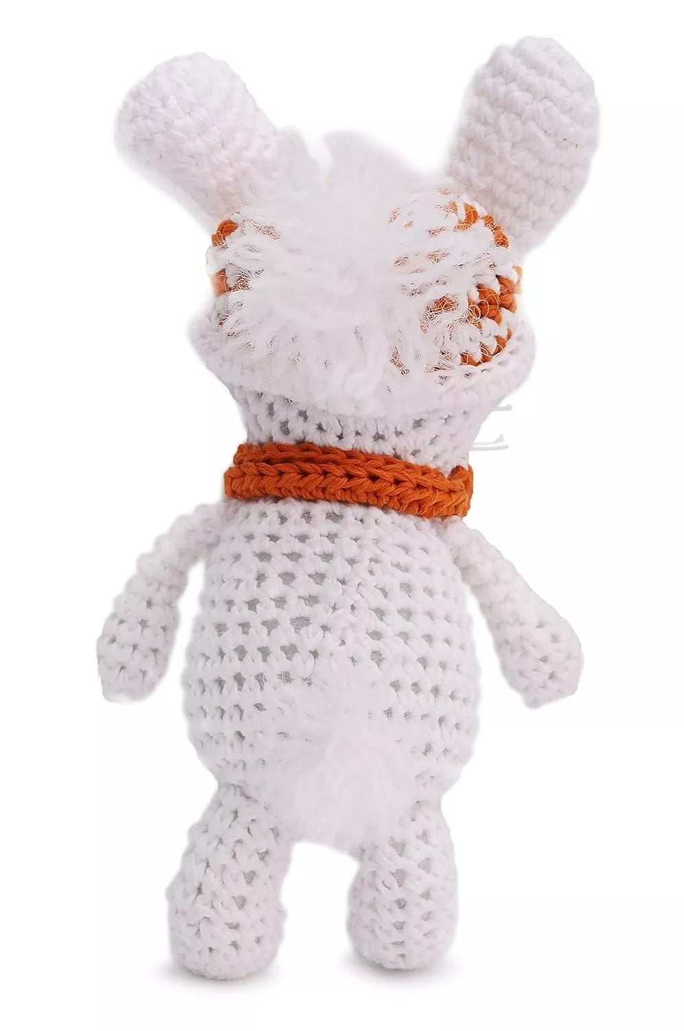 Squeak squeak White Handmade Amigurumi Stuffed Toy Knit Crochet Doll VAC