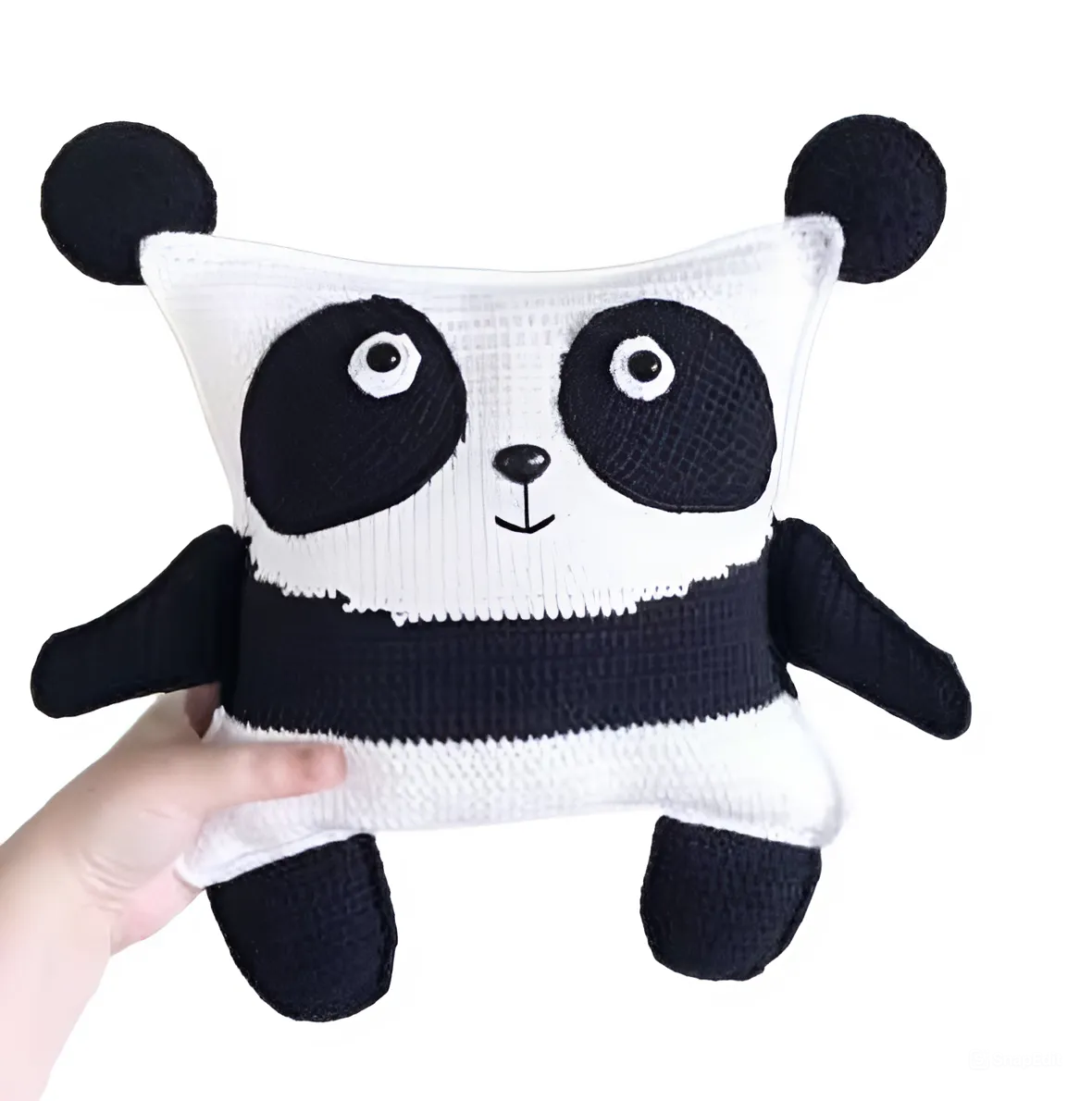 Panda Handmade Amigurumi Stuffed Toy Knit Crochet Doll VAC