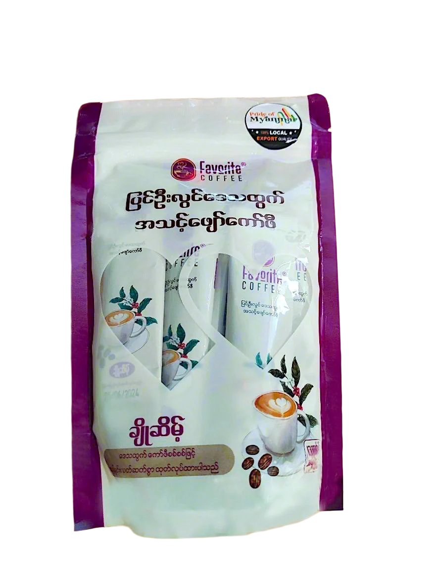 Favorite Coffee Sein- Ready Coffee 2plus1 Khar Seint & Cho Seint (10 sticks)