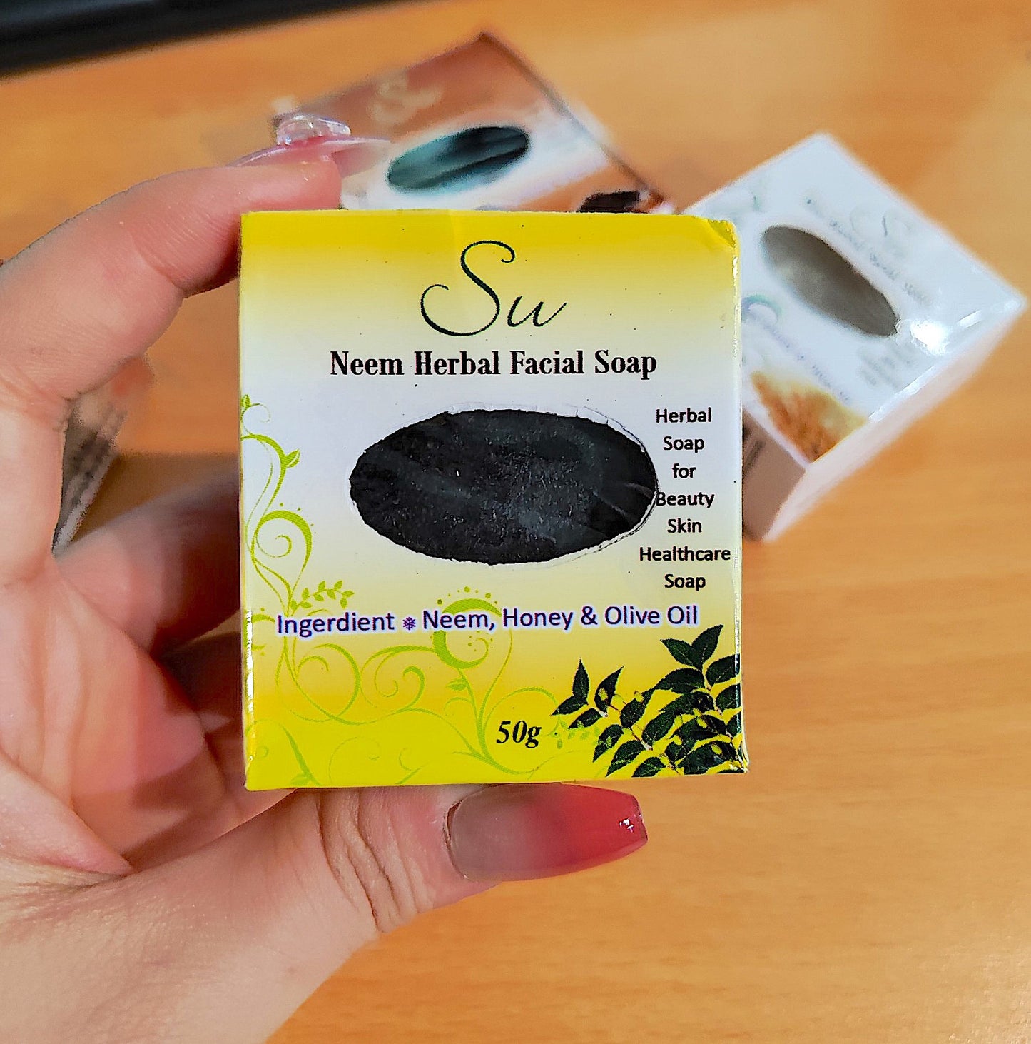 Aung Taw Win- Herbal Facial Soap For Beauty Skin Health Care - Myanmar Burma