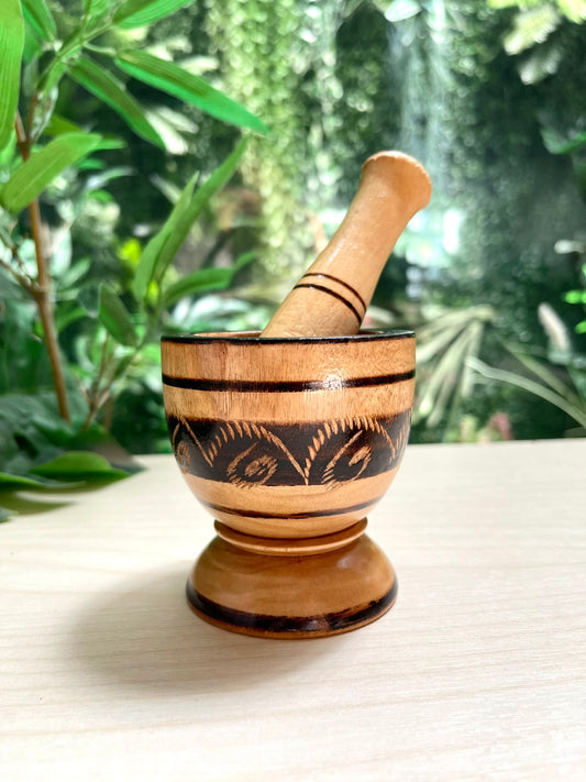 90's Doh Ywer Myanmar Set of Mortar and Pestle