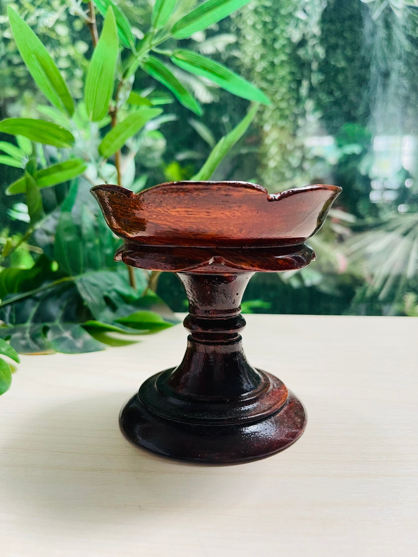 90's Doh Ywer Myanmar Oil Lamp for Decoring