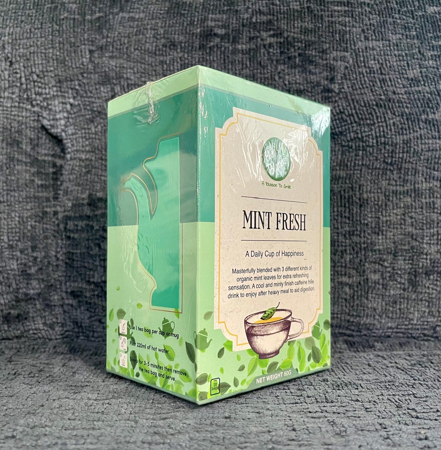 Myanmar Tea Elon's Blend Mint Fresh Nighty Night Tea 60g A Daily Cup of Happiness