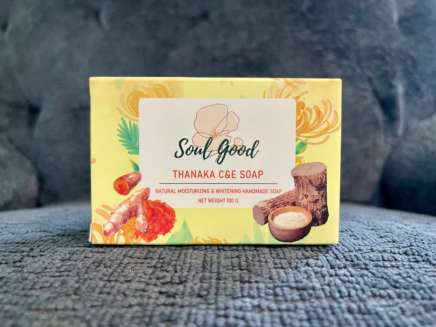 Myanmar Soap Soul Good Thanaka C&E Kariyat with Tea Tree Oil Soap 100g