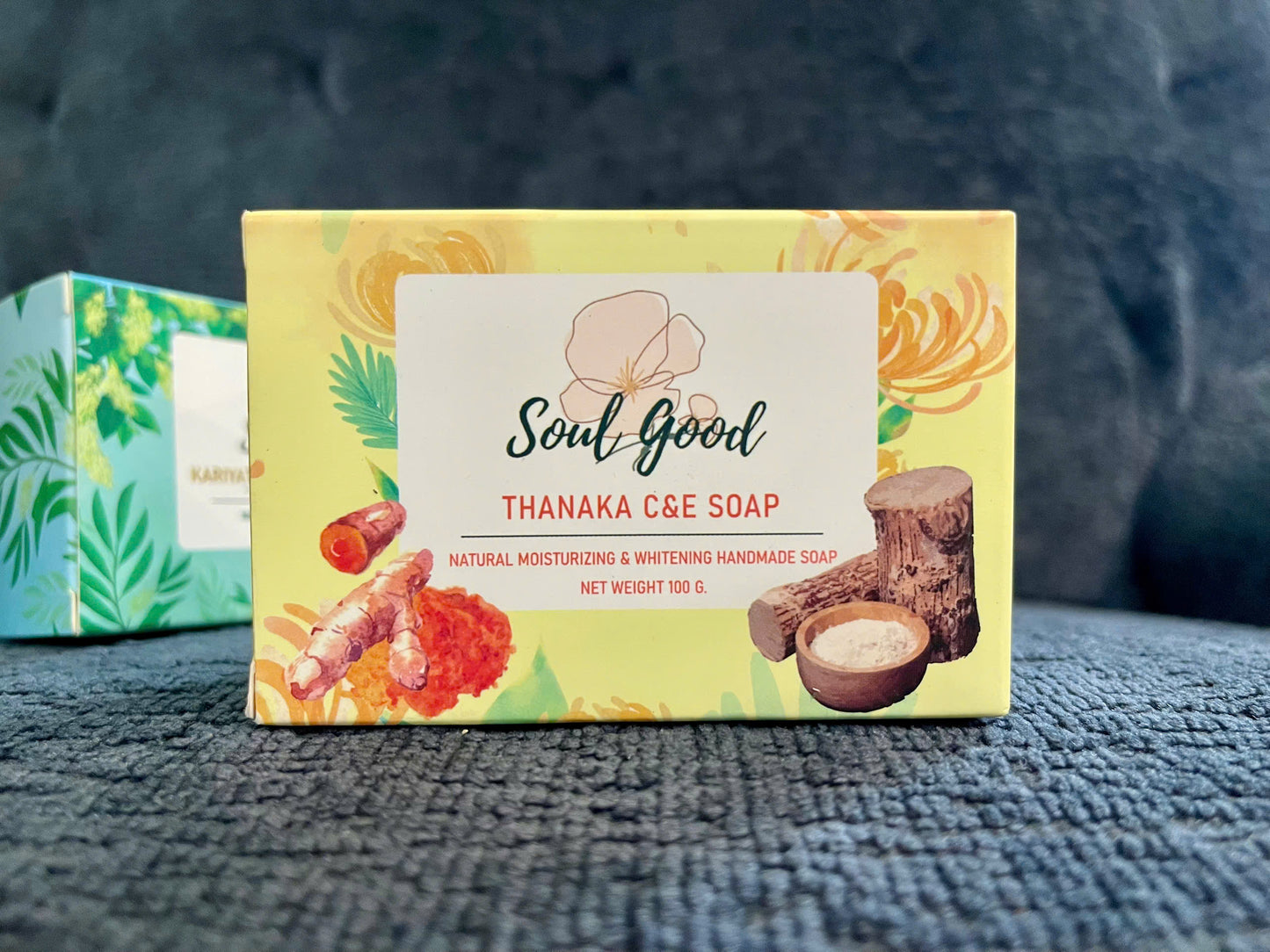 Myanmar Soap Soul Good Thanaka C&E Kariyat with Tea Tree Oil Soap 100g