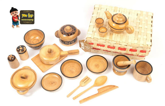 90s' Doh Ywer Myanmar Traditional Wooden Toy