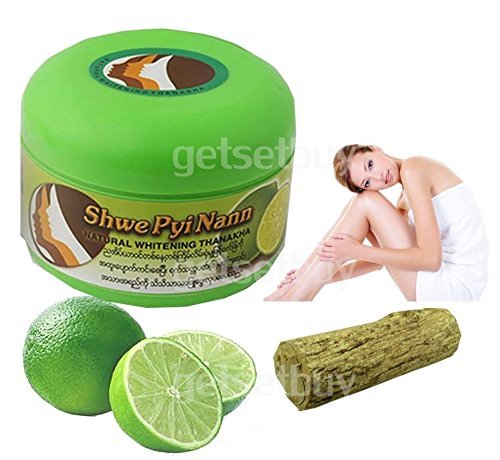Thanakha Wood Powder Cream Shwe Pyi Nann 100% Natural Thanakha Myanmar ...