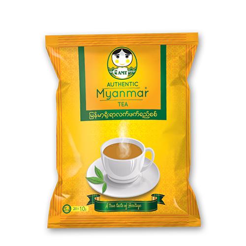 Authentic Instant Myanmar Tea Mix 3 in 1 package 200g & 600g Instant Teax mix Myanmar Burma
