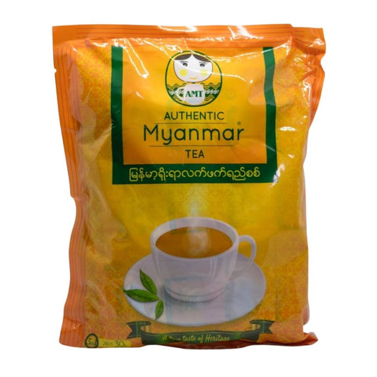 Authentic Instant Myanmar Tea Mix 3 in 1 package 200g & 600g Instant Teax mix Myanmar Burma