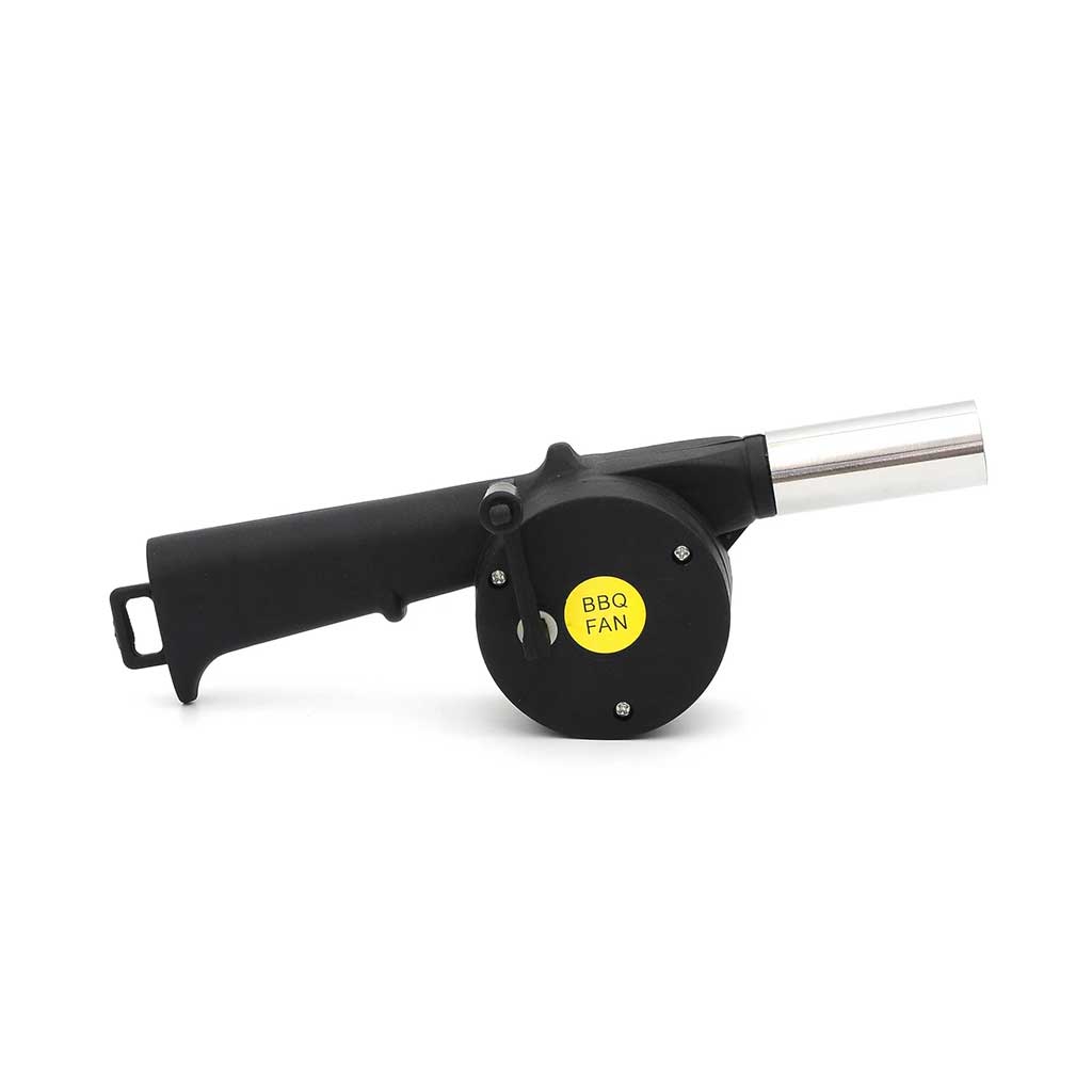 Handy Crank Mini BBQ Fan Air Blower Picnic Outdoor Camping Cooking Too ...
