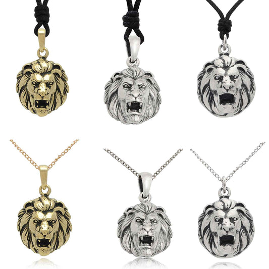 Lion Of Judah Leo 92.5 Sterling Silver Necklace Pendant Jewelry