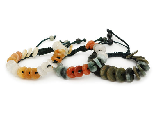 New Fashion Men/Women Natural Genuine Jade Bead Bracelet Handmade Jewelry