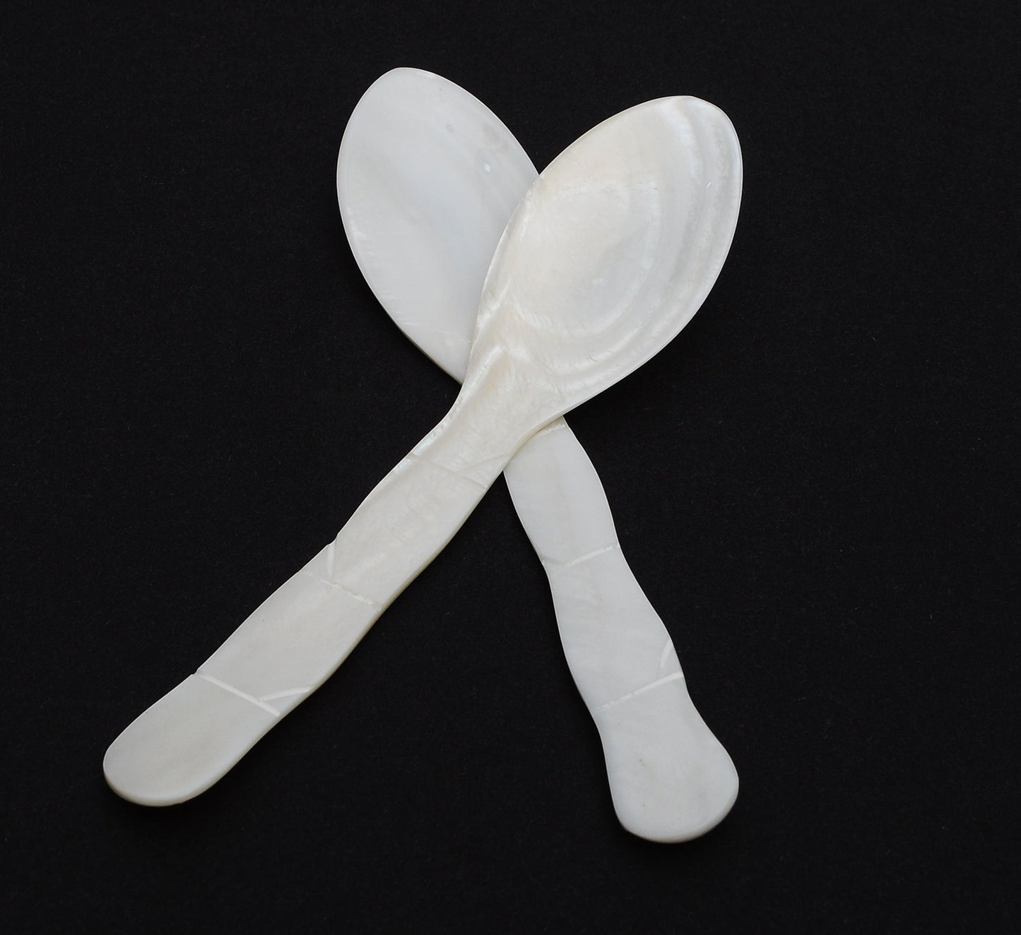 Mother of Pearl Shell Spoons Silverware Vietnam Organic Large Sz