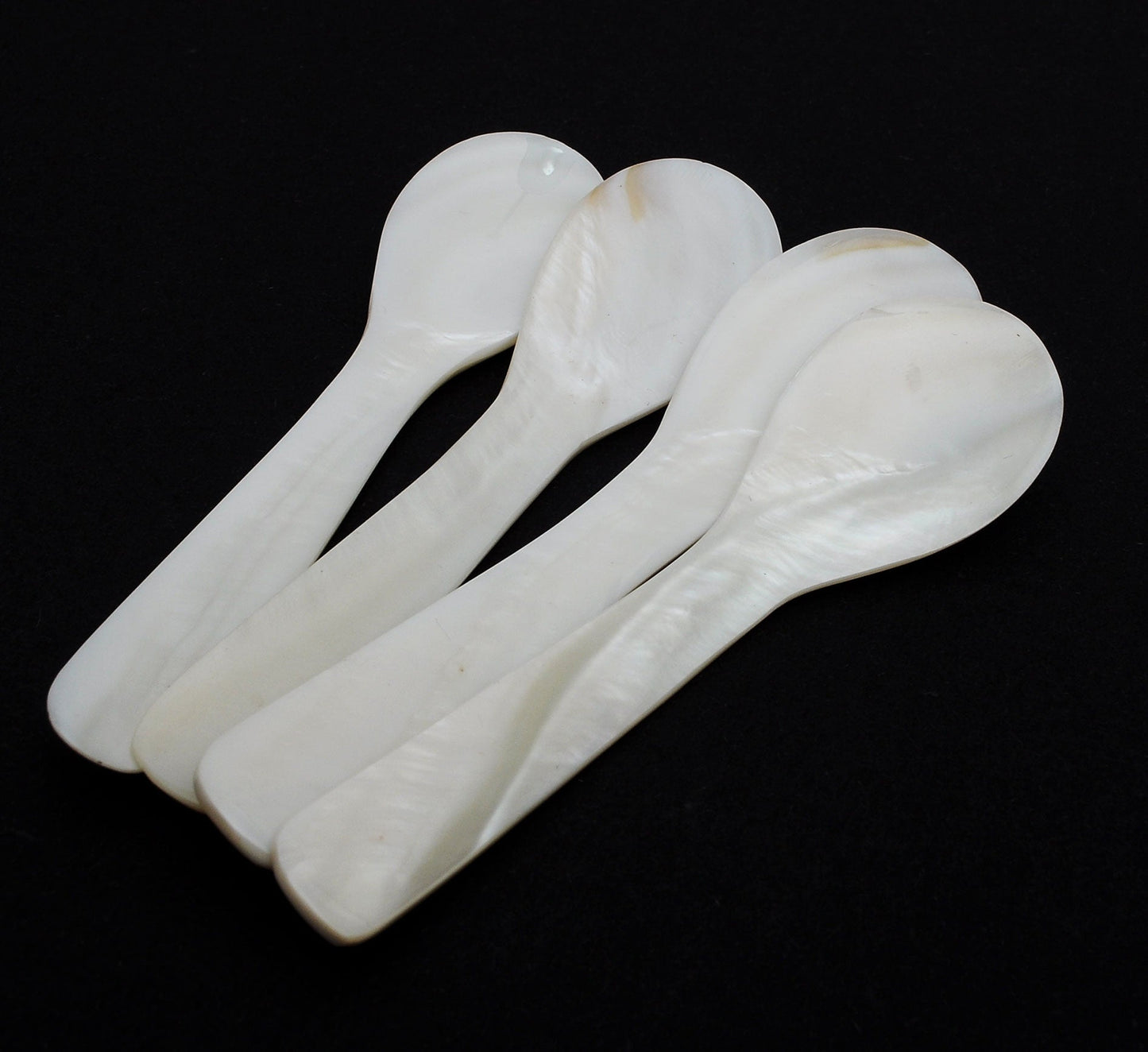 Mother of Pearl Shell Silverware Vietnam Organic Seashell Spice Dessert Spoon Small Sz