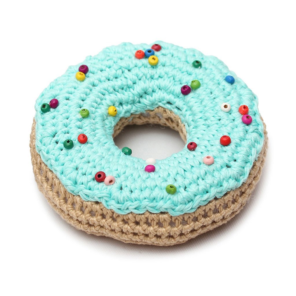 Donuts Handmade Amigurumi Stuffed Toy Knit Crochet Doll VAC