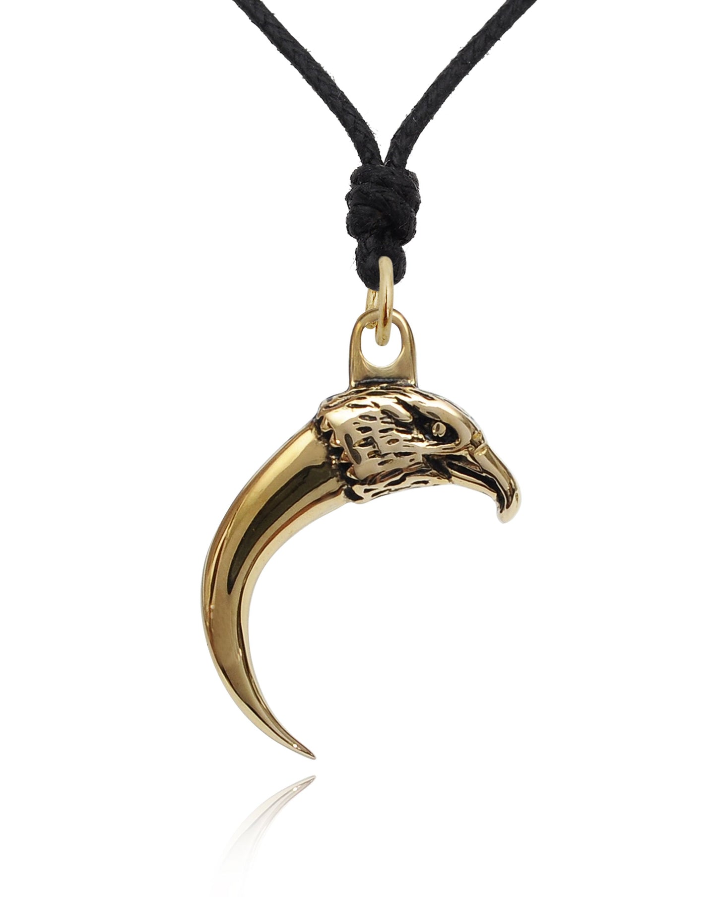 Claw Silver Pewter Charm Necklace Pendant Jewelry – MyanmarMakers