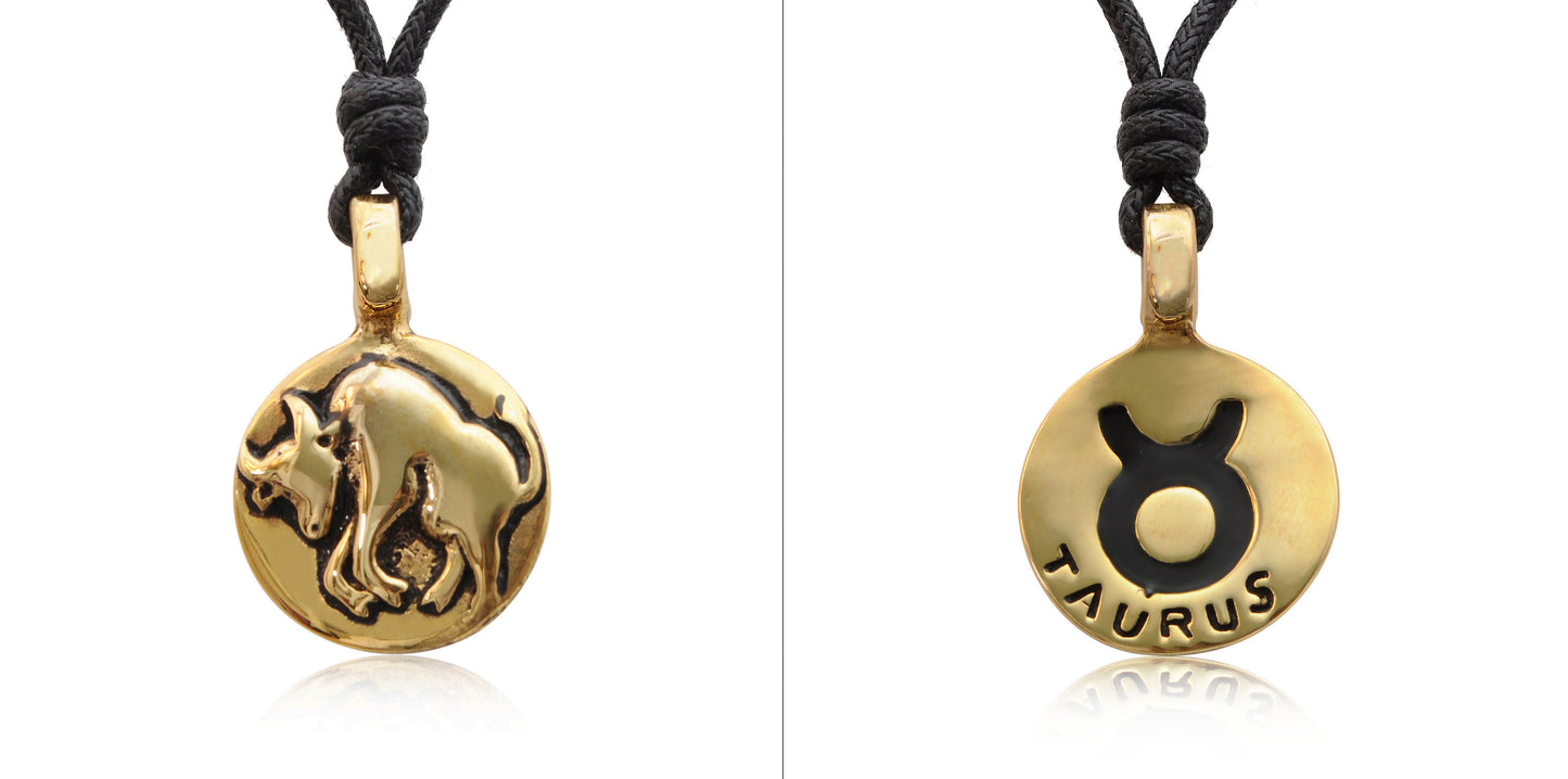 Astrology Silver Pewter Gold Brass Charm Necklace Pendant Horoscope Zodiac