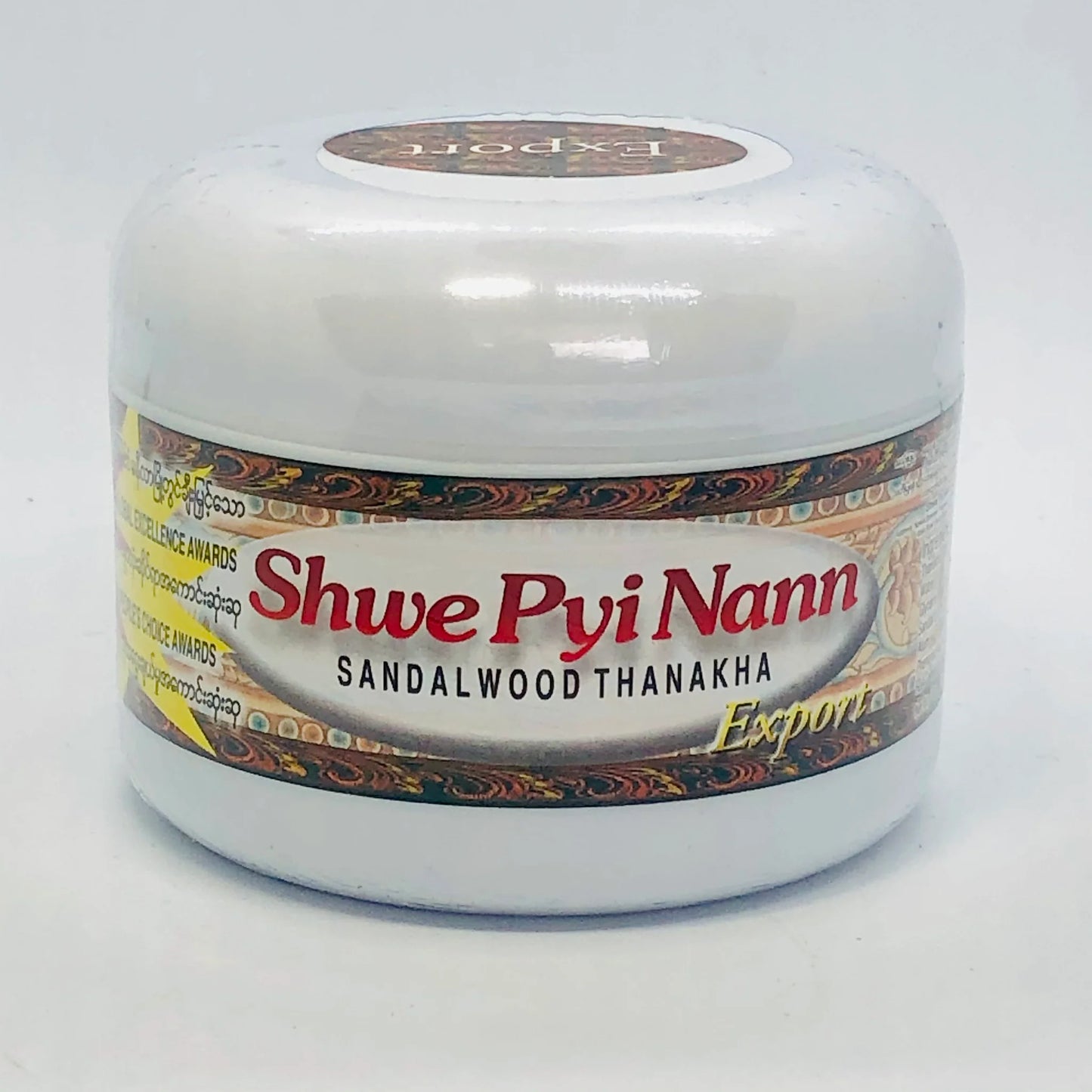 Thanakha Wood Powder Cream Shwe Pyi Nann 100% Natural Thanakha Myanmar Burmese 50g &140g