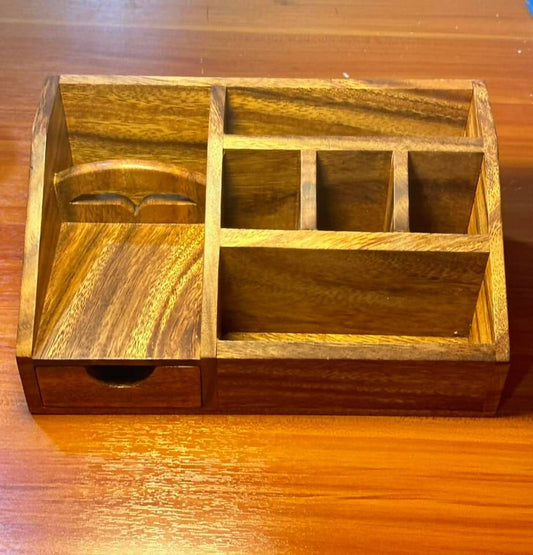 90s' Doh Ywer Myanmar Wooden Organizer